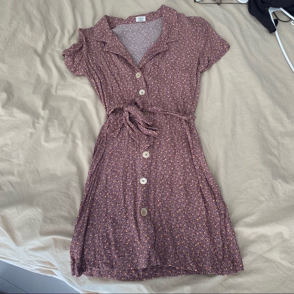 Aritzia Wilfred mini shirt dress
